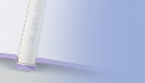 Binding system with metal channel in the cover