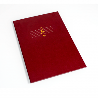 Okładka na nuty - O.Music Case - Classic - 304 x 220 mm - 10 sztuk - bordowy