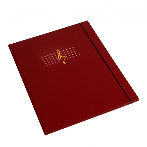 Okładka na nuty - O.Music Case - Premium - 340 x 285 mm - 10 sztuk - bordowy