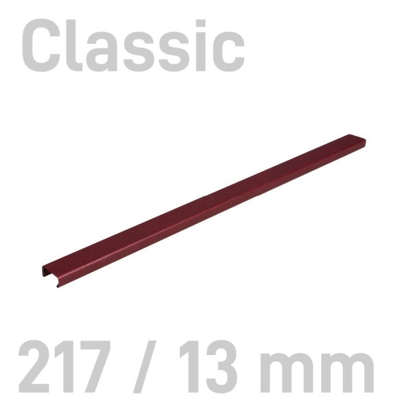 Kanał oklejany Kanał oklejany - O.CHANNEL Classic - 217 mm (A4+ poziomo, A5+ pionowo) - 10 sztuk - 13 mm - bordowy