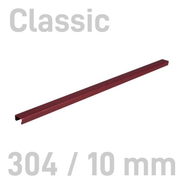 Kanał oklejany Kanał oklejany - O.CHANNEL Classic - 304 mm (A3+ poziomo, A4+ pionowo) - 10 sztuk - 10 mm - bordowy