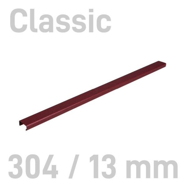 Kanał oklejany Kanał oklejany - O.CHANNEL Classic - 304 mm (A3+ poziomo, A4+ pionowo) - 10 sztuk - 13 mm - bordowy
