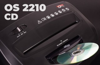 Niszczarka - OPUS OS 2210 CD / 4 x 39 mm