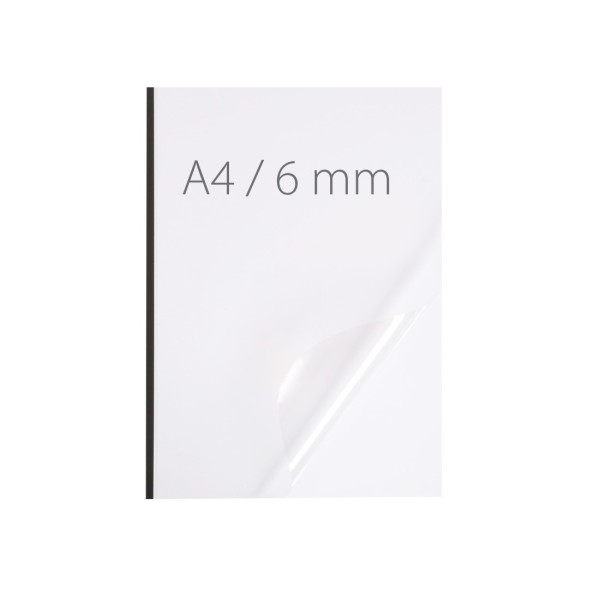 Okładka miękka Termookładki miękkie - NeoCover - 297 x 210 mm (A4 pionowa) - czarny - 6 mm - 30 sztuk