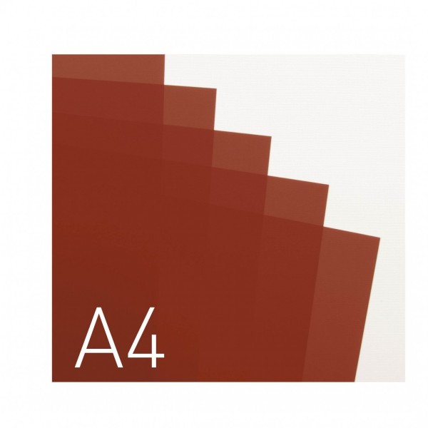 Okładka Okładka miękka - O.CLEAR STANDARD - 297 x 210 mm (A4) - 100 arkuszy - przezroczysty brązowy