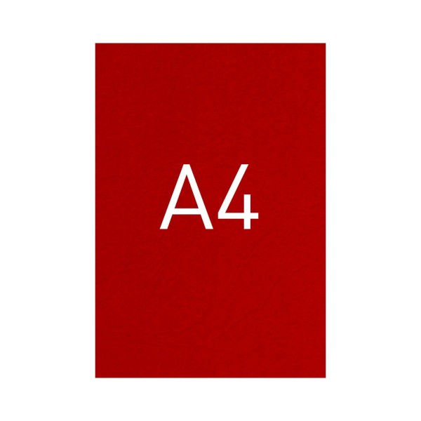 Okładka Okładka o fakturze skóry - O.UNIVERSAL - 297 x 210 mm (A4) - 100 arkuszy - czerwony