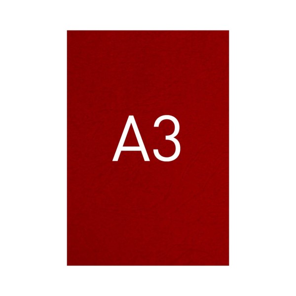 Okładka Okładka o fakturze skóry - O.UNIVERSAL - 420 x 297 mm (A3) - 100 arkuszy - bordowy