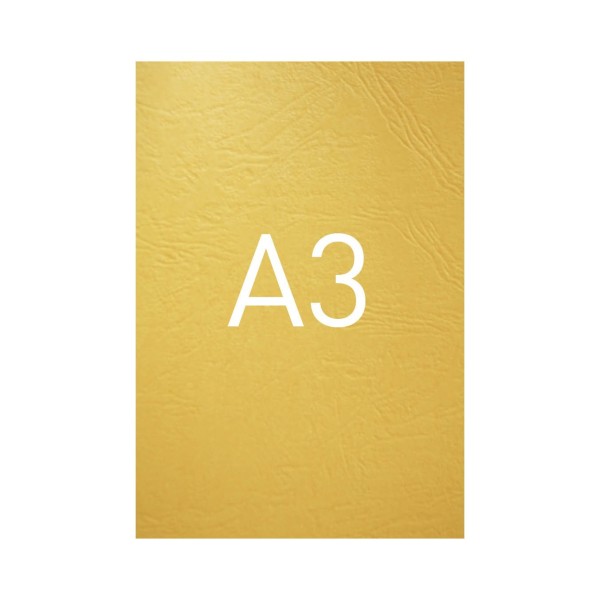 Okładka Okładka o fakturze skóry - O.UNIVERSAL - 420 x 297 mm (A3) - 100 arkuszy - żółty