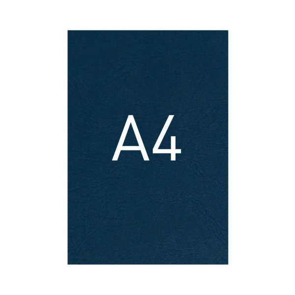 Okładka Okładka o fakturze skóry - DocCover - 297 x 210 mm (A4) - 100 arkuszy - granatowy