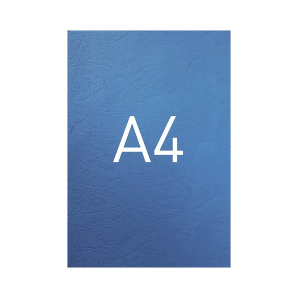Okładka Okładka o fakturze skóry - DocCover - 297 x 210 mm (A4) - 100 arkuszy - niebieski