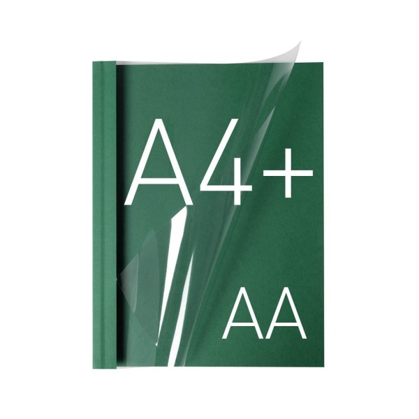Okładka Okładka miękka - O.SOFTCLEAR - 299 x 214 mm (A4+ pionowa) - 10 sztuk - zielony - AA (5 mm)