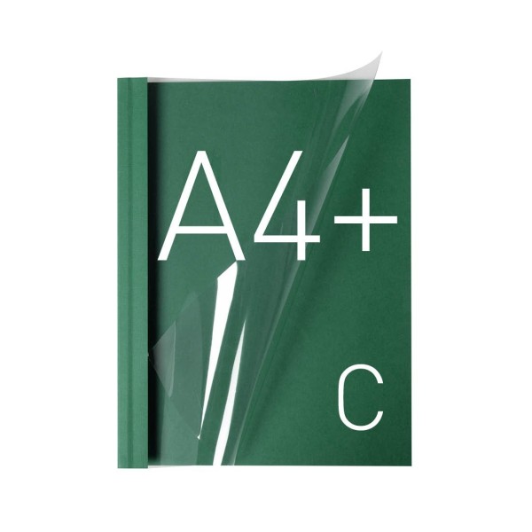 Okładka Okładka miękka - O.SOFTCLEAR - 299 x 214 mm (A4+ pionowa) - 10 sztuk - zielony - C (16 mm)
