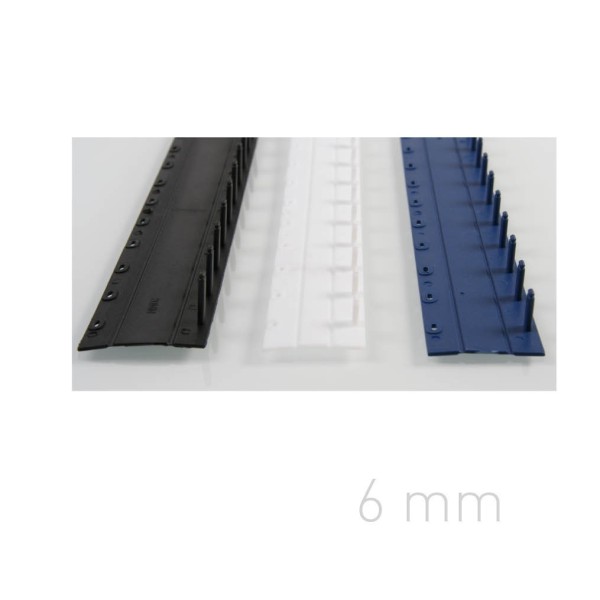 Grzbiet zamykany Grzbiety plastikowe zamykane - O.CLICK - A4 - niebieski - 5 mm - 50 sztuk