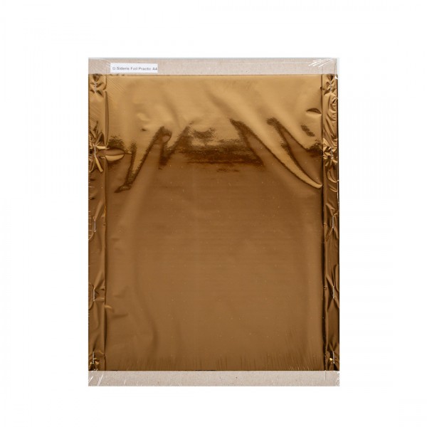 Folia do złoceń, nabłyszczeń w arkuszach - O.FOIL SIDERIS Practic - A4 (297 x 210 mm) - złoty - 200 arkuszy