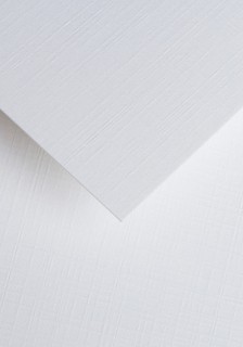 Papier ozdobny - O.Papiernia PŁÓTNO - 230 g/m² - 20 sztuk - biały
