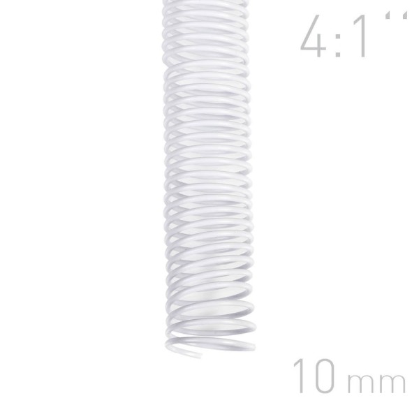 Grzebiet spiralny Grzbiety spiralne - O.COIL - A4 - biały - 10 mm - 100 sztuk
