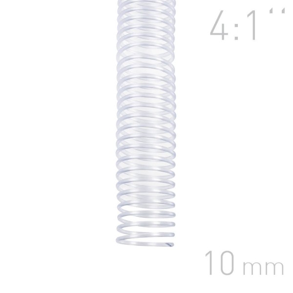 Grzebiet spiralny Grzbiety spiralne - O.COIL - A4 - przeźroczysty - 10 mm - 100 sztuk