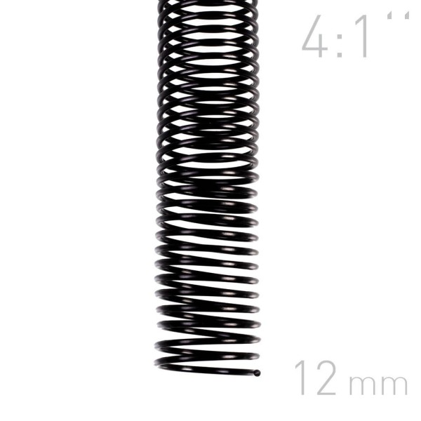 Grzebiet spiralny Grzbiety spiralne - O.COIL - A4 - czarny - 12 mm - 100 sztuk