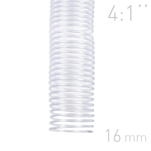 Grzebiet spiralny Grzbiety spiralne - O.COIL - A4 - przeźroczysty - 16 mm - 100 sztuk