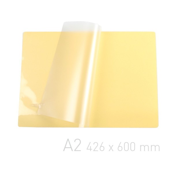 Folia laminacyjna samoprzylepna - O.POUCH Sticky - 25 sztuk - 426 x 600 mm (A2) - 80 µm
