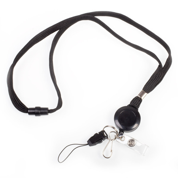 Smycze z rozwijaną linką zakończone pętelką - O.LANYARD REEL 2