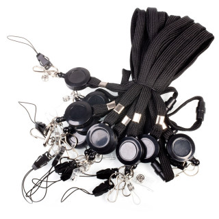 Smycze z rozwijaną linką zakończone pętelką - O.LANYARD REEL 2