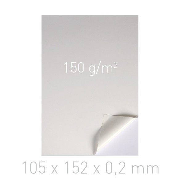 Kartoniki dwustronnie samoprzylepne - O.DSA Cardboard - 105 x 152 mm - 100 sztuk