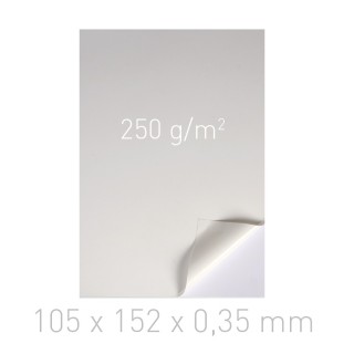 Kartoniki dwustronnie samoprzylepne - O.DSA Cardboard - 105 x 152 mm - 100 sztuk
