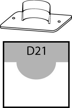 Nóż do zaokrąglania narożników Nóż O.CORNER CUTTER+ BLADE - D21