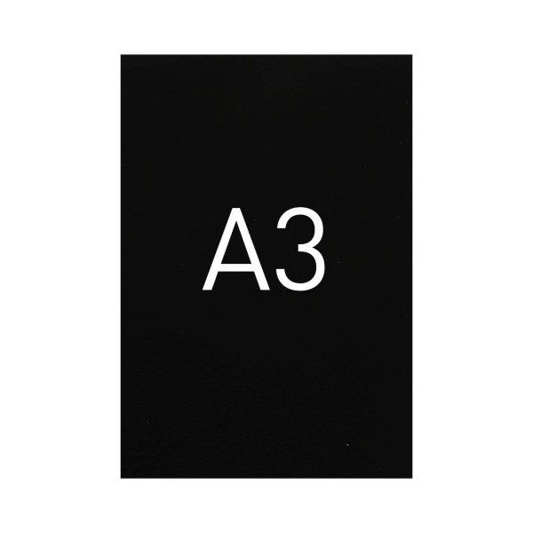 Okładka z połyskiem Miękka okładka - O.EXCLUSIVE 420 x 297 mm (A3) - 100 arkuszy - czarny