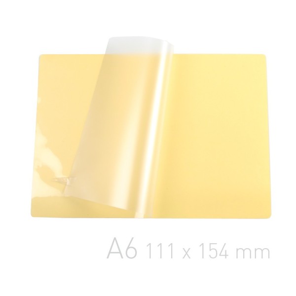 Folia do laminowania Folia laminacyjna samoprzylepna - O.POUCH Sticky - 100 sztuk - 111 x 154 mm (A6) - 80 µm