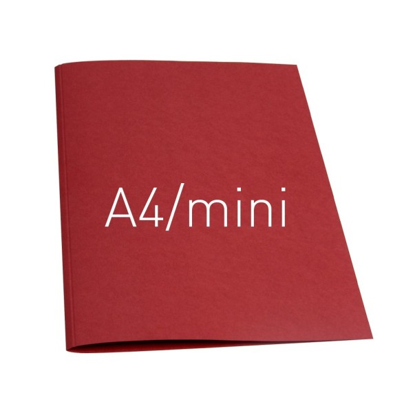 Okładka miękka Termookładki miękkie - Thermolinen plain (A4 pionowa) - 100 sztuk - bordowy - mini