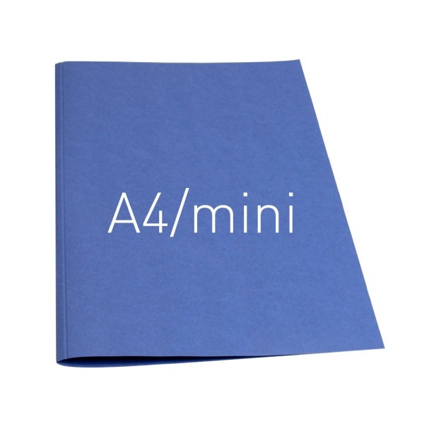 Okładka miękka Termookładki miękkie - Thermolinen plain (A4 pionowa) - 100 sztuk - granatowy - mini