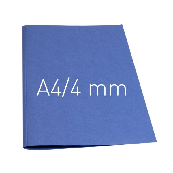 Okładka miękka Termookładki miękkie - Thermolinen plain (A4 pionowa) - 100 sztuk - granatowy - 4 mm