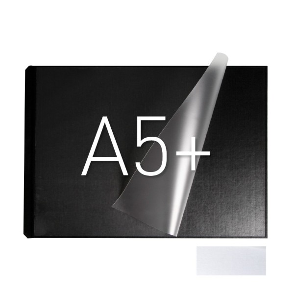 Okładka twarda z kieszenią laminacyjną - O.pouchCOVER Classic Duplex A5+ - 10 par