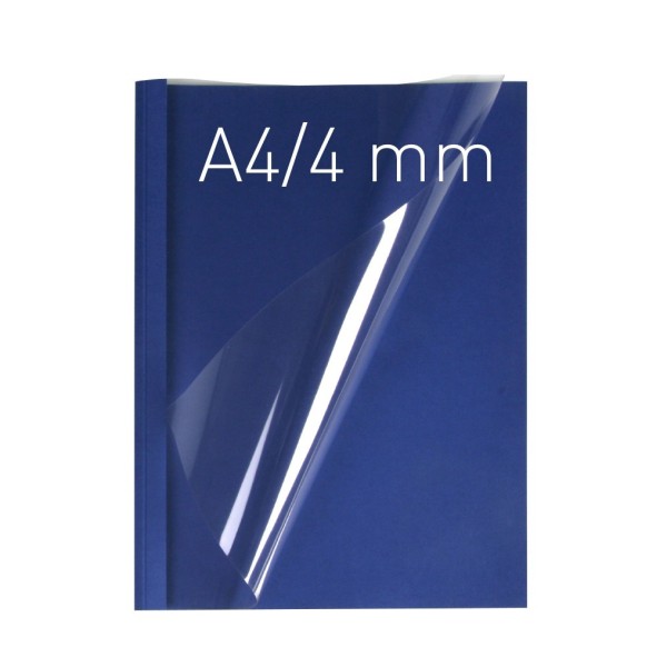 Okładka miękka Termookładki miękkie - Thermolinen (A4 pionowa) - 100 sztuk - granatowy - 4 mm